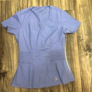 Stylish Ceil Blue Jaanuu scrub top